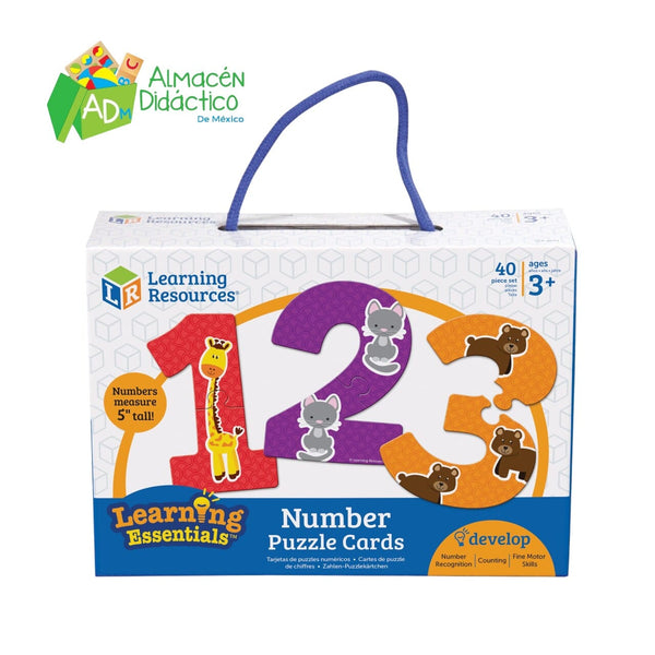 NUMBER PUZZLE CARDS / ROMPECABEZAS LOS NUNEROS