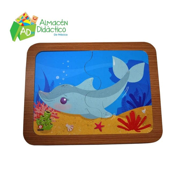 ROMPECABEZAS EL DELFIN CON CRIA