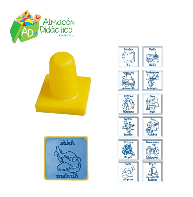 SELLOS BILINGÜES MEDIOS DE TRANSPORTES