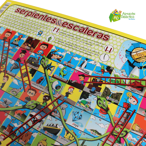 JUEGO DE SERPIENTES Y ESCALERAS