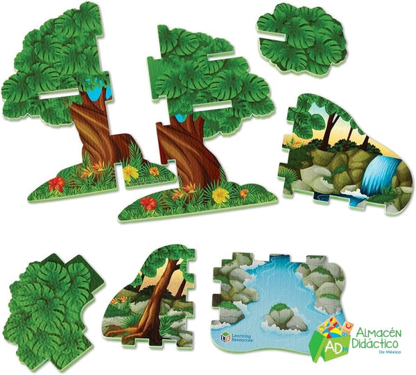 JUMBO JUNGLE PLAYSET/ SET LA JUNGLA