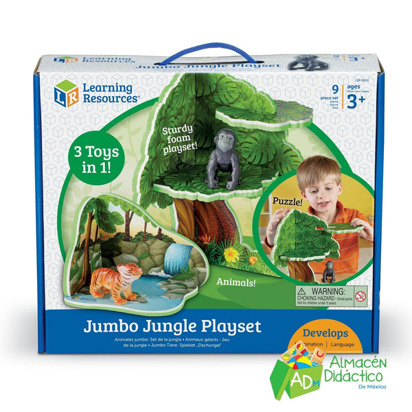 JUMBO JUNGLE PLAYSET/ SET LA JUNGLA