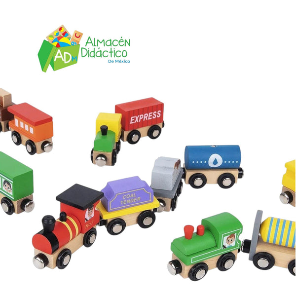SET TREN DE MADERA CONECTABLE