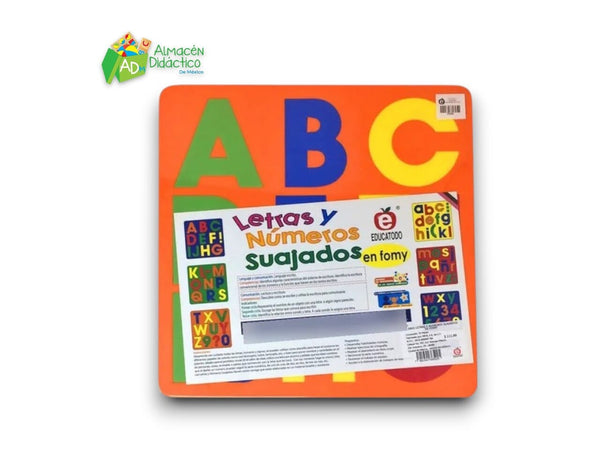 LETRAS Y NÚMEROS SUAJADOS EN FOMY