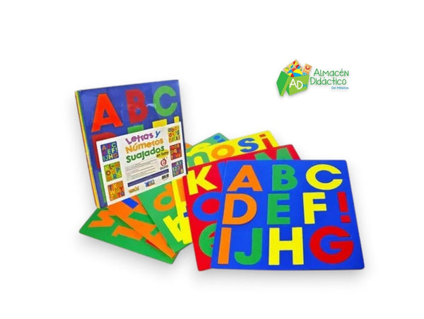 LETRAS Y NÚMEROS SUAJADOS EN FOMY