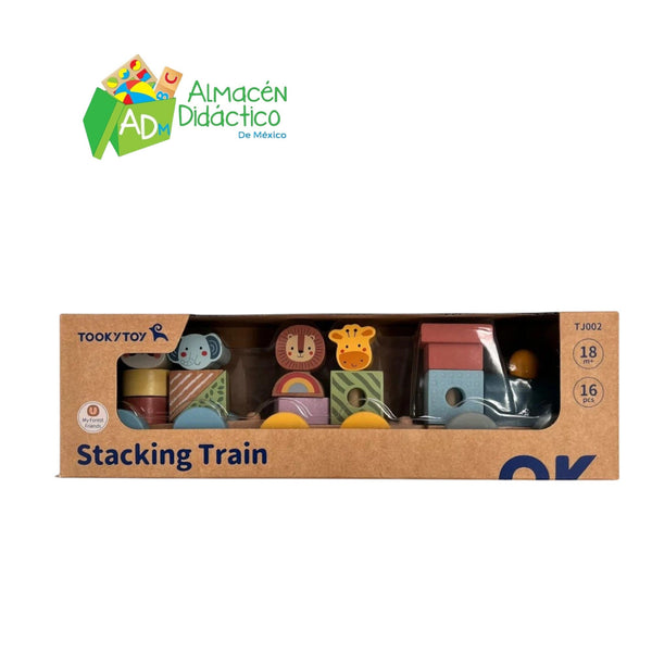 TREN APILABLE ANIMALES DE LA SELVA DE MADERA