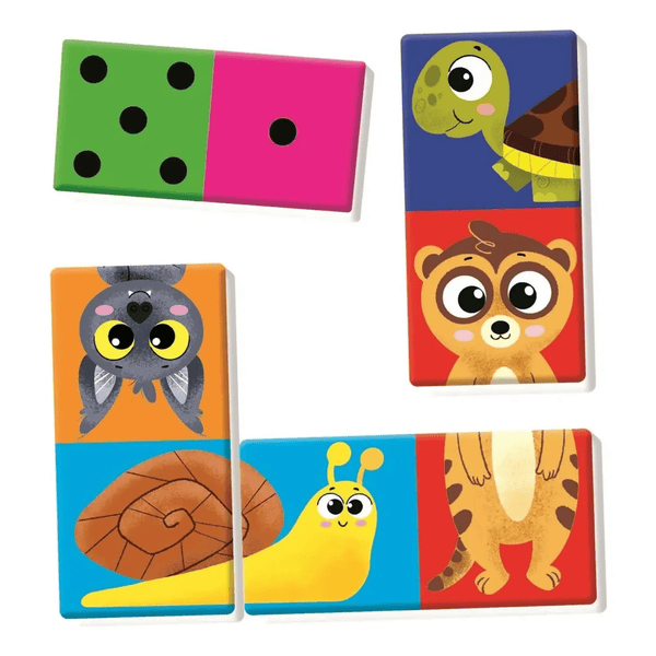 DOMINO NÚMEROS Y ANIMALES