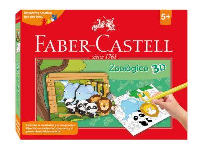 SET CREATIVO DE ZOOLOGICO 3D - FABER CASTELL