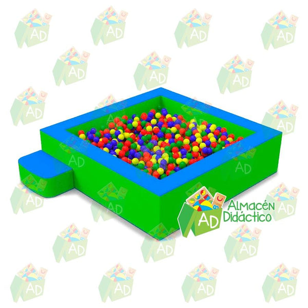 ALBERCA DE PELOTAS CUADRADA GRANDE
