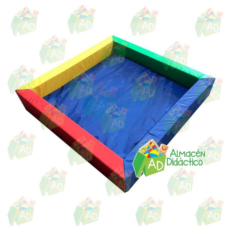 ALBERCA DE PELOTAS CUADRADA CHICA