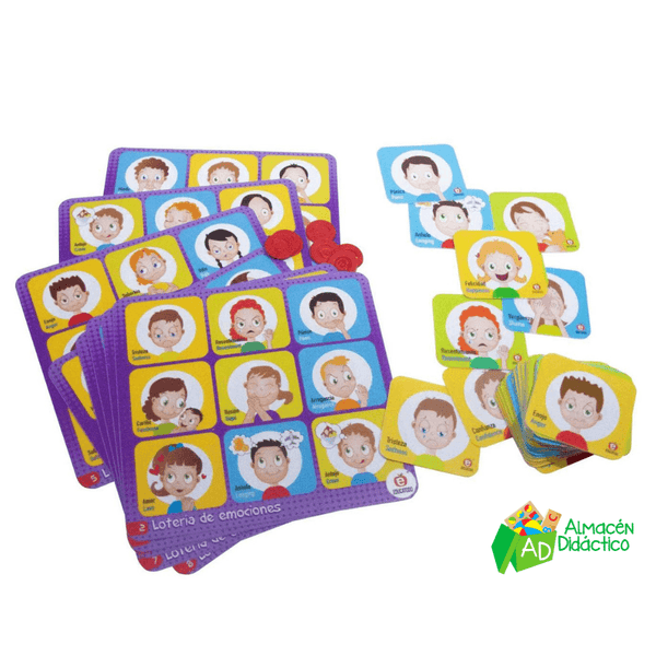 LOTERÍA Y MEMOPARES DE EMOCIONES