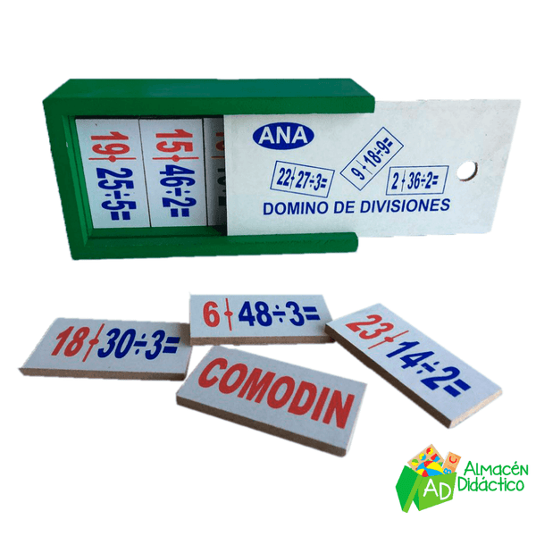DOMINO DE MADERA DIVISIONES